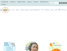 Tablet Screenshot of naturopathyclinic.com